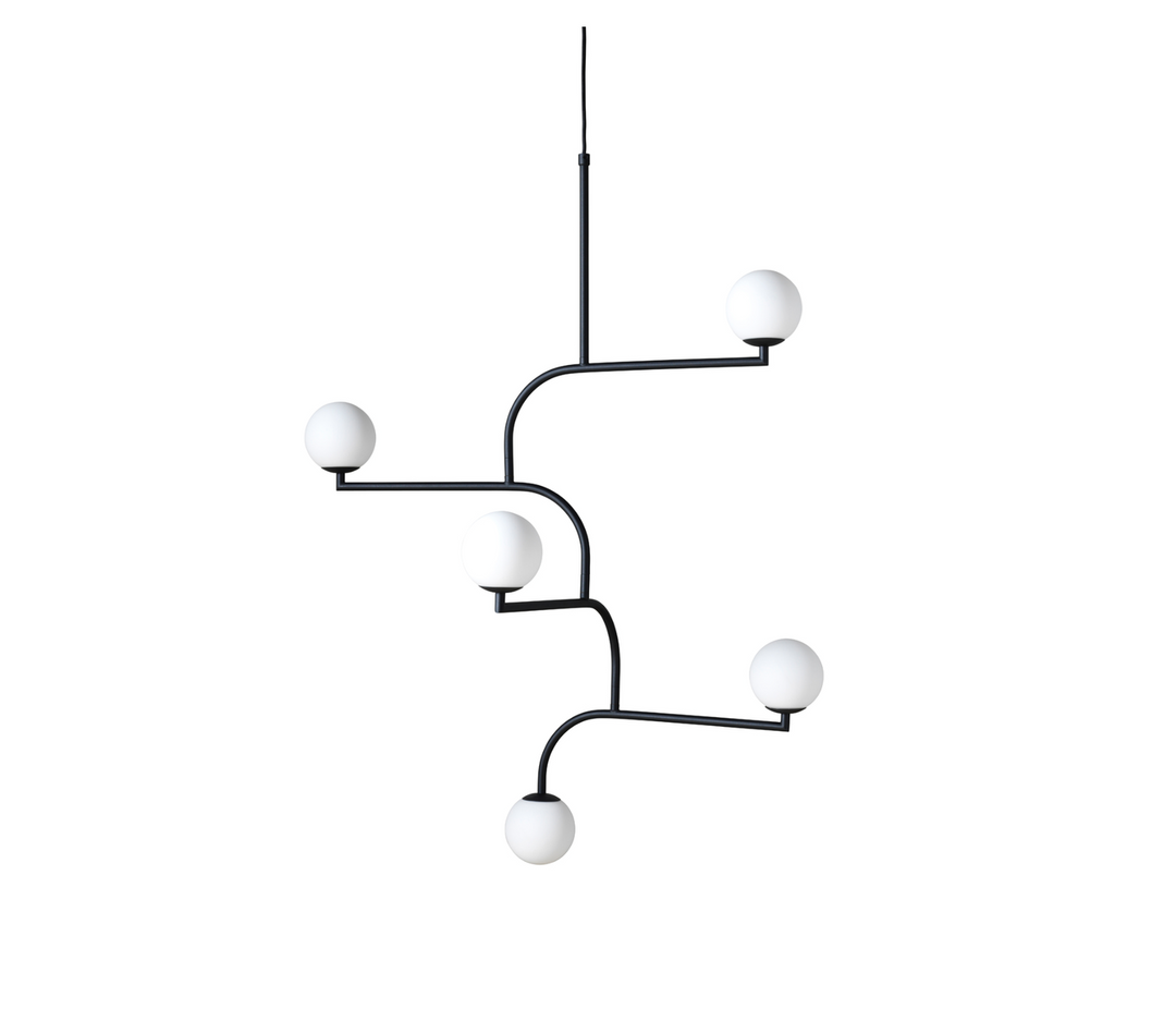 Mobil 5 taklampe - svart-Takpendler-Pholc-Svart-Phc__510155-Lightup.no