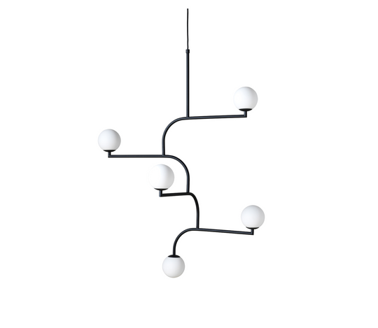 Mobil 5 taklampe - svart-Takpendler-Pholc-Svart-Phc__510155-Lightup.no