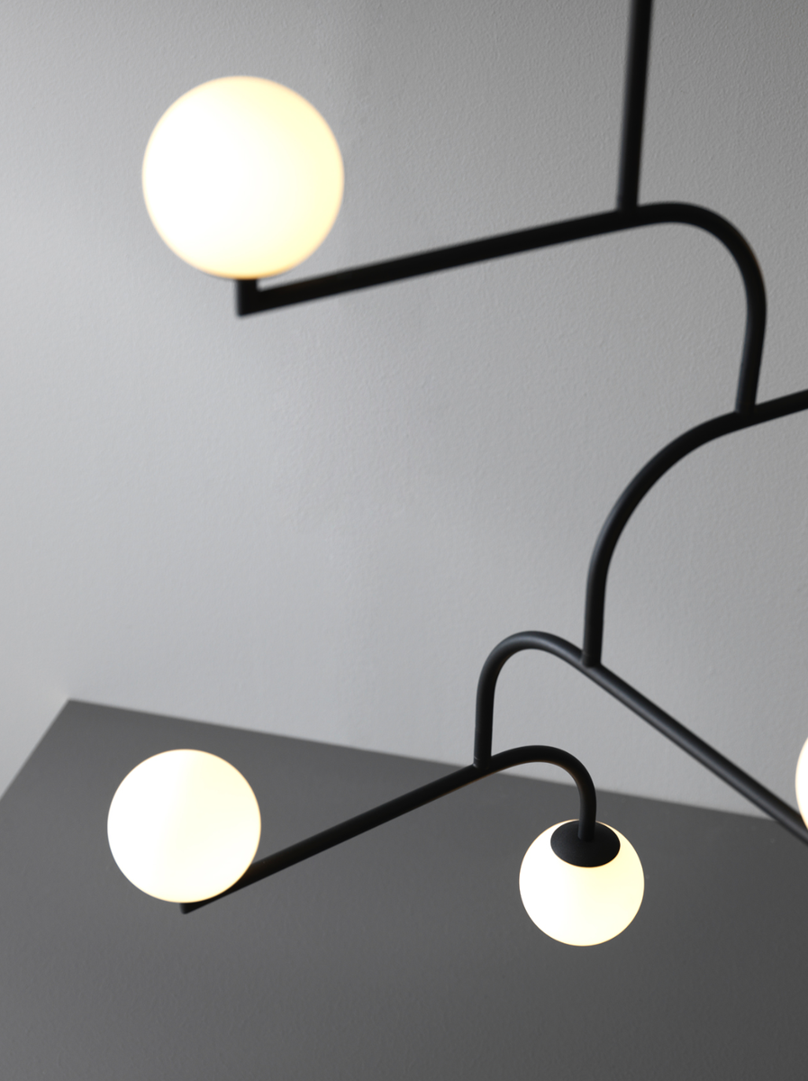 Mobil 5 taklampe - svart-Takpendler-Pholc-Svart-Phc__510155-Lightup.no