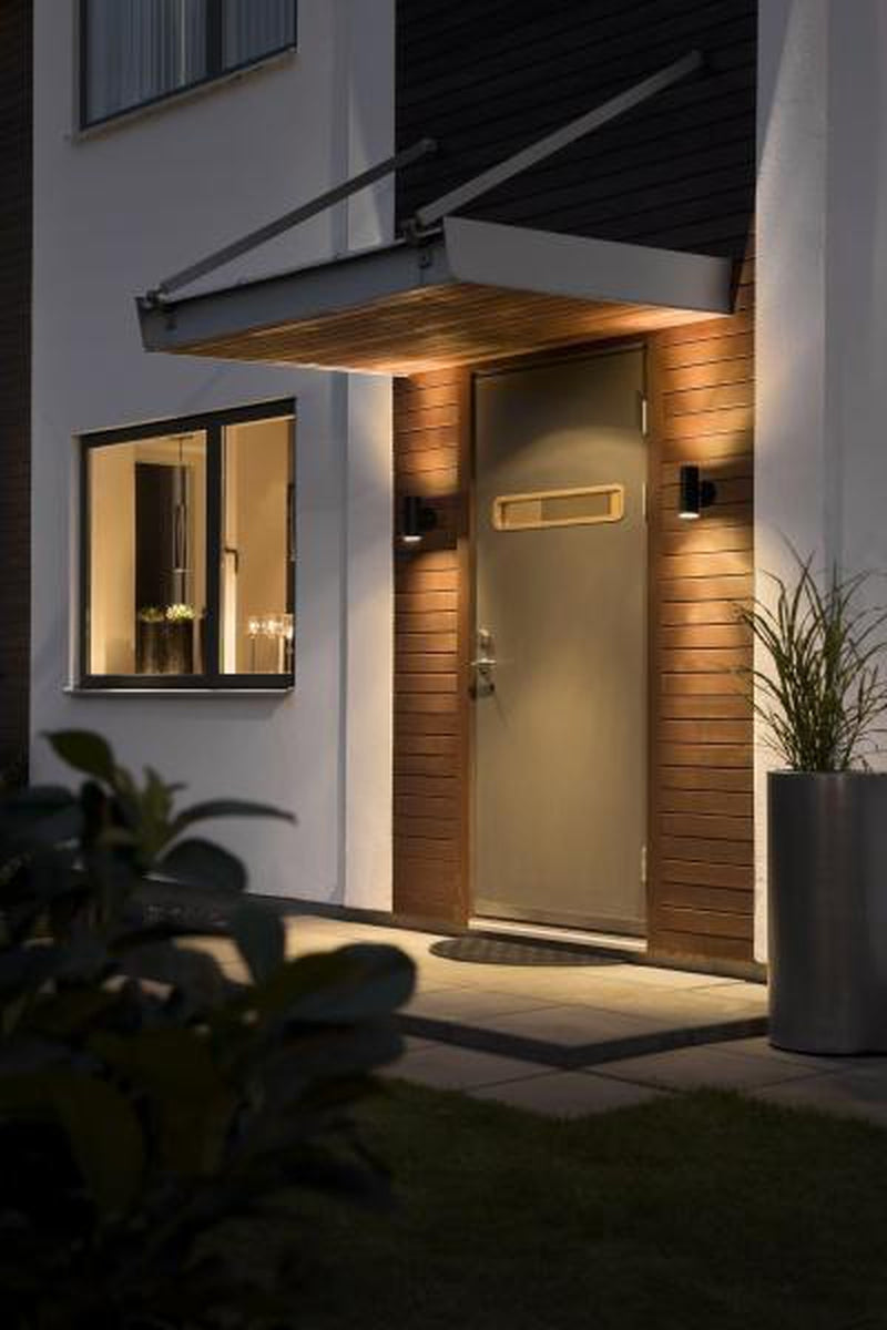 Modena vegglampe opp/ned GU10 Svart-Utebelysning vegg opp og ned-Konstsmide-Svart-7571-750-Lightup.no