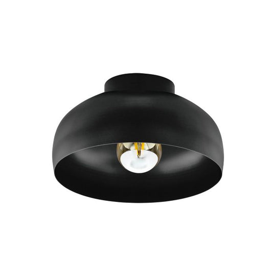 Mogano takplafond 28 cm E27 - Svart-Taklamper-Eglo-Svart-900553-Lightup.no