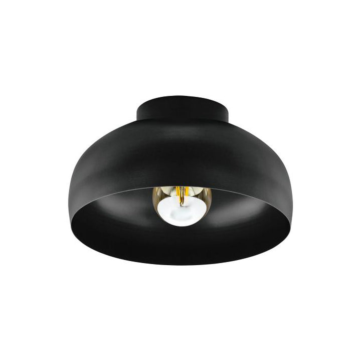 Mogano takplafond 28 cm E27 - Svart-Taklamper-Eglo-Svart-900553-Lightup.no