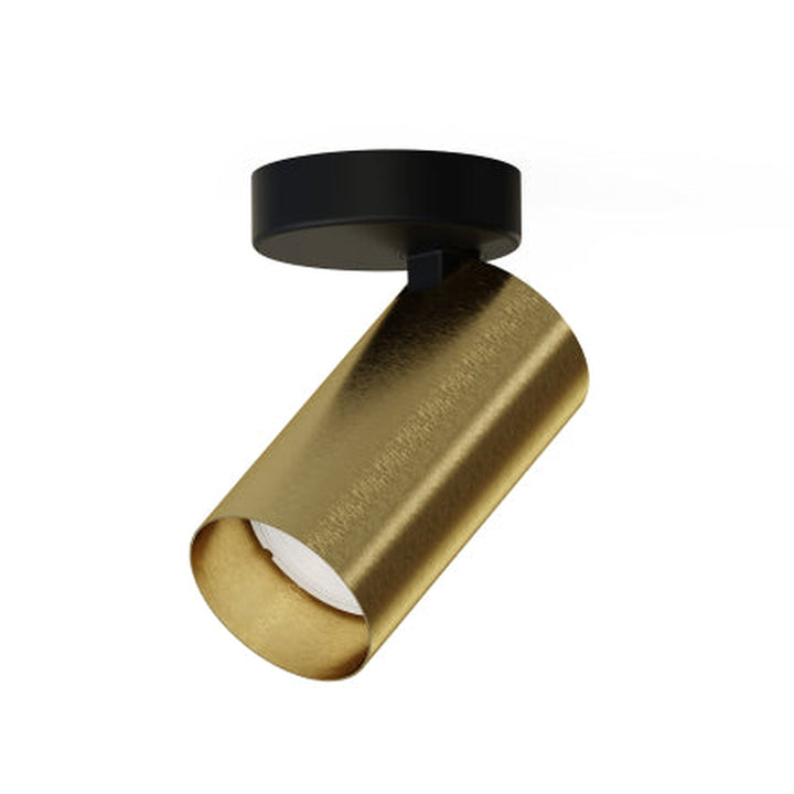 Mono enkel takspot - Svart/Messingfarget-Taklamper-Nowodvorski-Svart / Messing-N-7778-Lightup.no