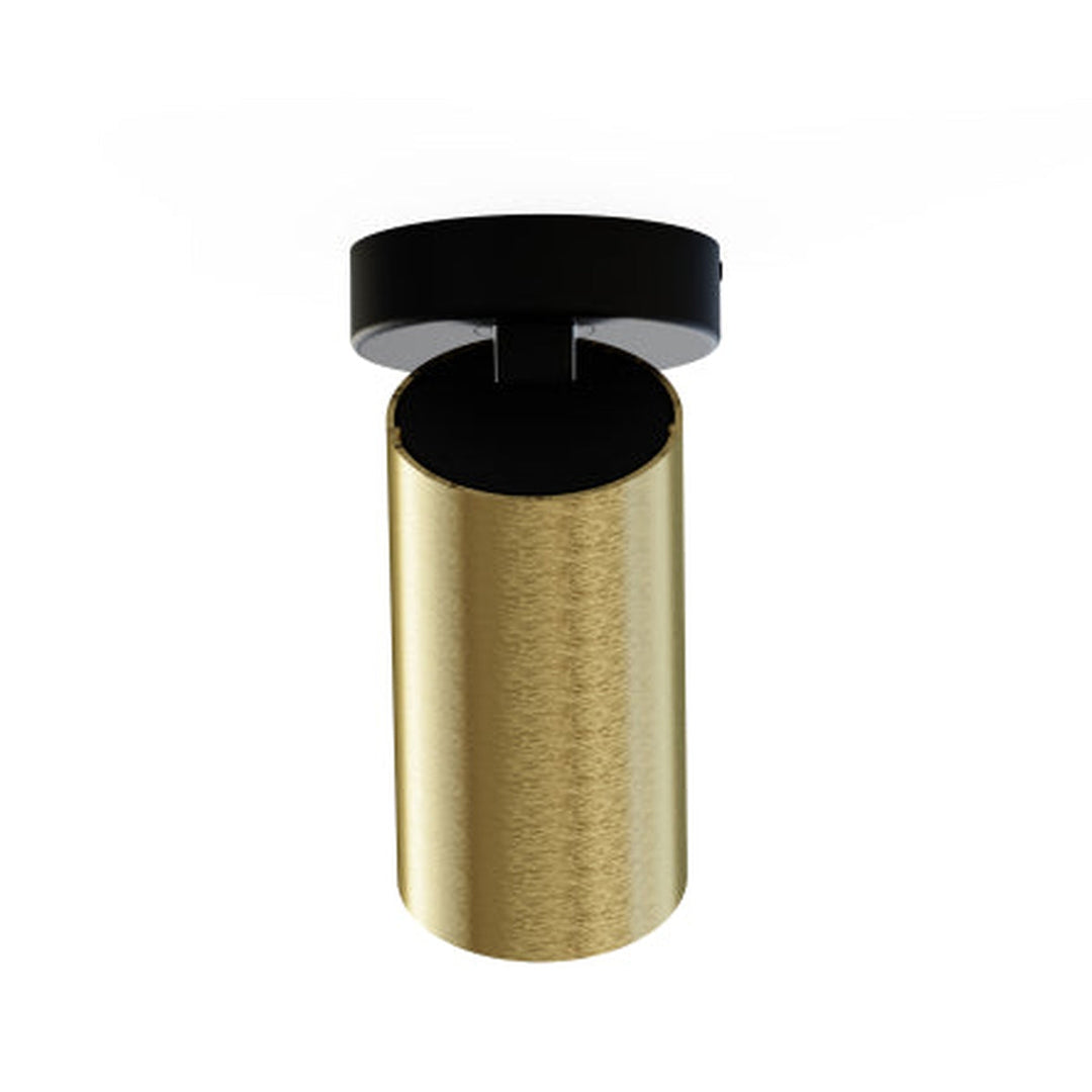 Mono enkel takspot - Svart/Messingfarget-Taklamper-Nowodvorski-Svart / Messing-N-7778-Lightup.no