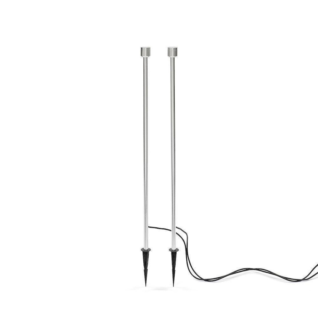 Monza Spot Light Set LED spyd 107,5 cm 2x3W - Grå-Utebelysning spyd-Konstsmide-Grå-7965-000-Lightup.no