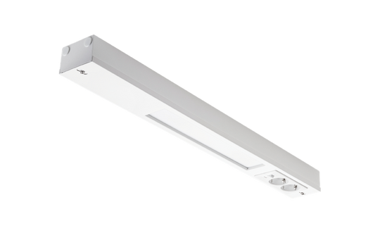 Namsen 600 benkarmatur m/2 stikk 2700 Kelvin dimbar 12W - Hvit-Kjøkkenbenk belysning-Sg Armaturen As-Hvit-3302781-Lightup.no