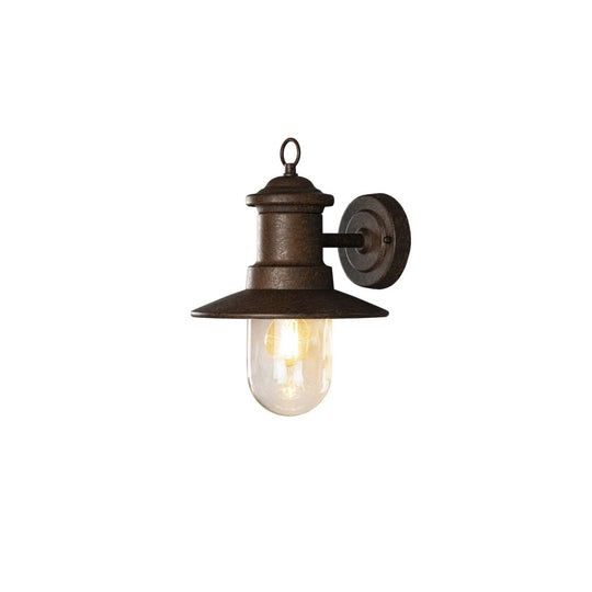 Napoli vegglampe utendørs IP44 - Rust farget-Utebelysning vegg klassisk-Konstsmide-Rust-7346-970-Lightup.no