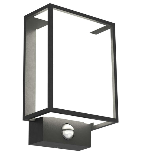 Nestor vegglampe utendørs med sensor IP44 - Svart-Utebelysning vegg veggskjold-Nordlux-Svart-49051503-Lightup.no