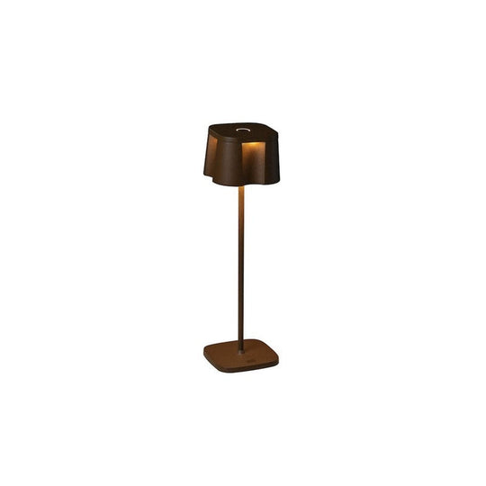 Nice bordlampe 36 cm IP54 oppladbar USB - Rustfarget-Utebelysning Hagebelysning-Konstsmide-Rust-7818-970-Lightup.no