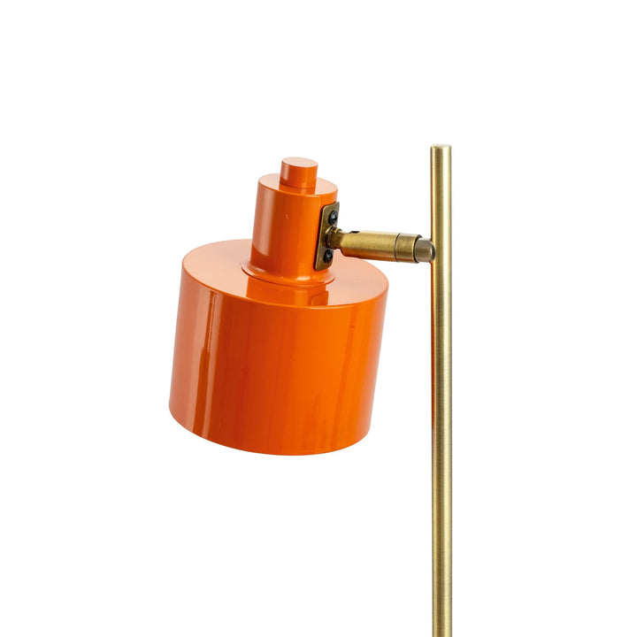 Ocean bordlampe - Oransje/Messingfarget-Bordlamper-Dyberg Larsen-Messing / Orange-DL-7117-Lightup.no