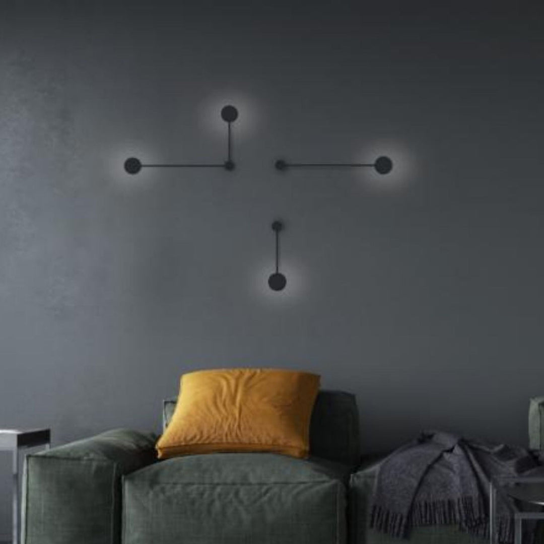 Orbit 1 vegglampe 20 - svart-Vegglamper-Nowodvorski-Svart-N-7806-Lightup.no