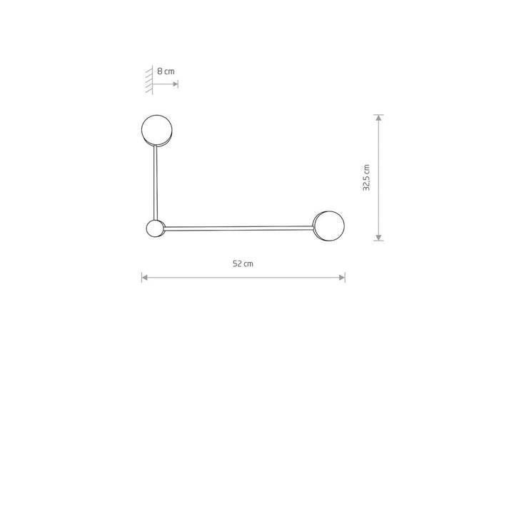 Orbit 2 vegglampe 20/40 - Hvit-Vegglamper-Nowodvorski-Hvit-N-7801-Lightup.no