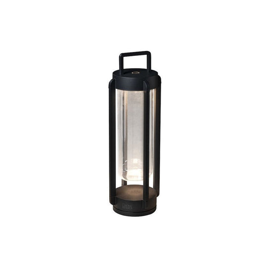 Otranto lanterne bord/gulv 44 cm IP54 oppladbar USB - Svart-Utebelysning Hagebelysning-Konstsmide-Svart-7823-750-Lightup.no