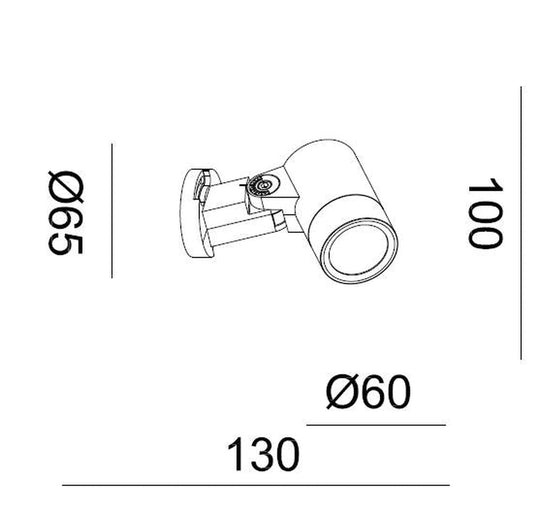 Oz K1 uplight IP65 GU10 - Svart-Utebelysning uplight-NorDesign-Svart-234490105-Lightup.no