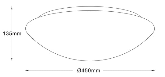 Pan glass 450 taklampe 3 x E27 - Hvit-Taklamper-NorDesign-Hvit-362704506-Lightup.no