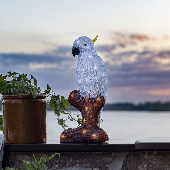 Papegøye 47 cm-Utebelysning Hagebelysning-Konstsmide-Akryl-6276-203-Lightup.no
