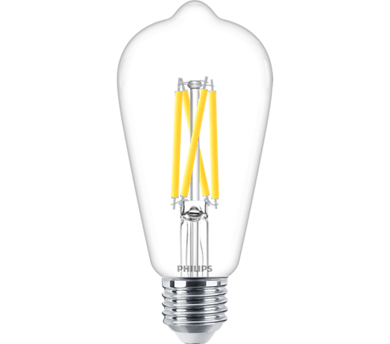 Philips 5 9 W LED 60W WarmGlow E27 dimbar fra Philips Lightup.no