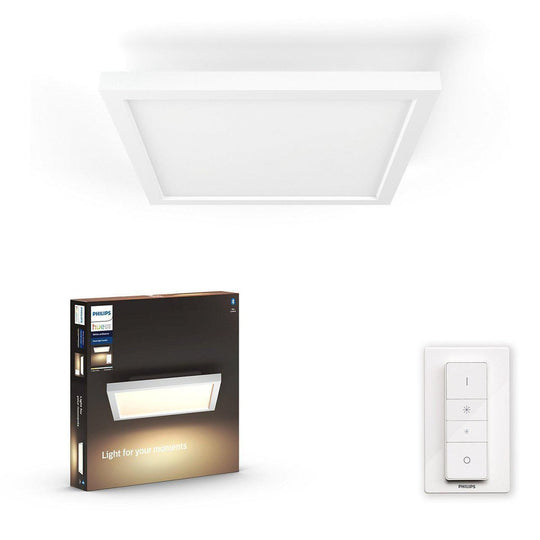 Philips Hue Aurelle square taklampe - White Ambiance-Taklamper-Philips Hue-Hvit-929003099201-Lightup.no