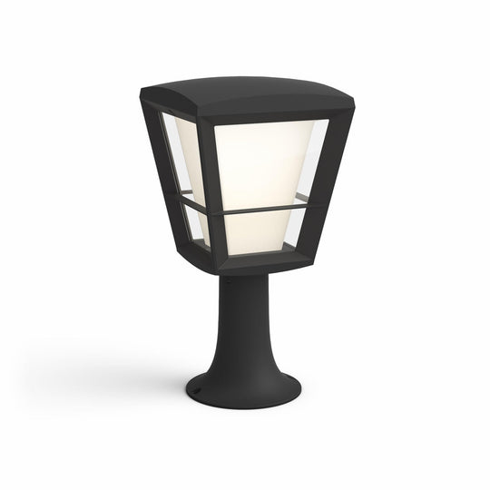 Philips Hue Econic utendørs sokkel white ambiance & color luminairs-Utebelysning portstolpe-Philips Hue-Svart-915005732501-Lightup.no