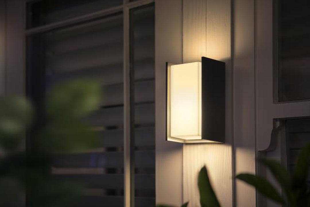 Philips Hue Outdoor Turaco vegglampe, antrasitt-Utebelysning vegg veggskjold-Philips Hue-Grå-915003761403-Lightup.no