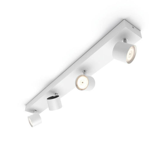 Philips Star Warmglow 4 LED-spot dimbar - Hvit-Taklamper-Philips-Hvit-915005307401-Lightup.no