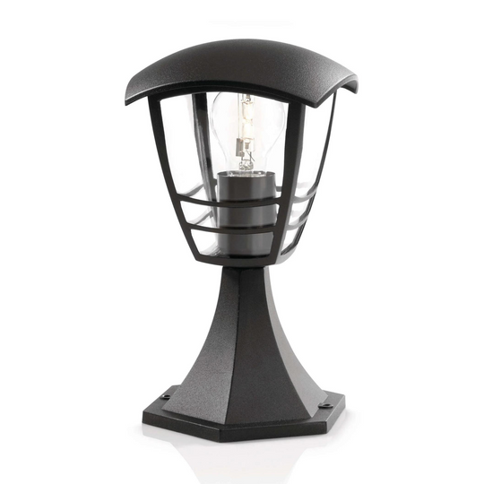 Philips myGarden Creek stolpe 30 cm utendørs IP44 - Svart-Utebelysning portstolpe-Philips-Svart-915002790502-Lightup.no