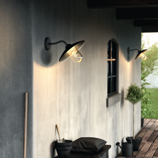 Philips myGarden Hammock vegglampe - Svart-Utebelysning vegg klassisk-Philips-Svart-915005308601-Lightup.no
