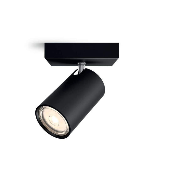 Philips myLiving Kosipo takspot, matt Svart-Taklamper-Philips-Svart-915005531701-Lightup.no