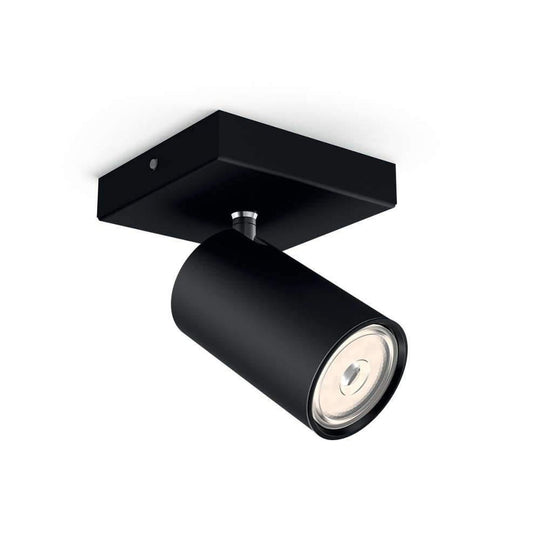 Philips myLiving Kosipo takspot, matt Svart-Taklamper-Philips-Svart-915005531701-Lightup.no