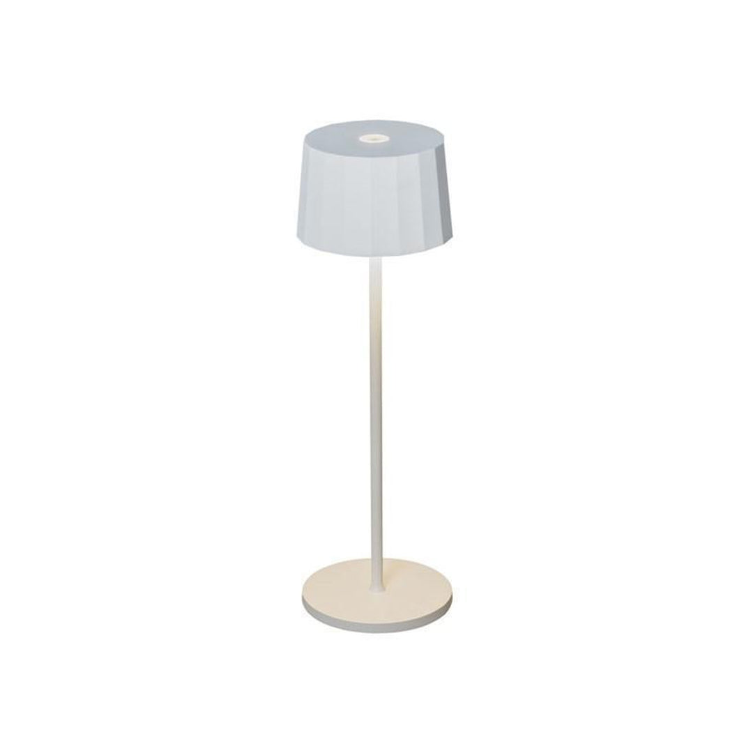 Positano bordlampe oppladbar utendørs IP54 - Hvit-Utebelysning Hagebelysning-Konstsmide-Hvit-7813-250-Lightup.no