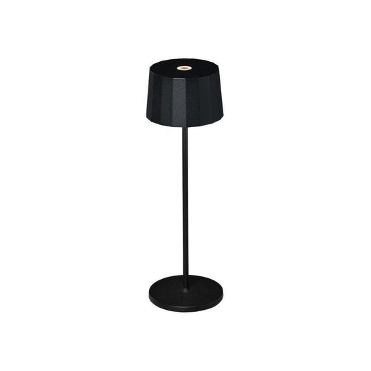 Positano bordlampe oppladbar utendørs IP54 - Svart-Utebelysning Hagebelysning-Konstsmide-Svart-7813-750-Lightup.no