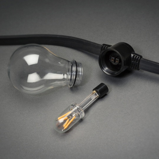 Reservepære til utskiftbare lysslynger fra Konstsmide - 2pk-Utebelysning Lysslynge-Konstsmide-5692-120-Lightup.no