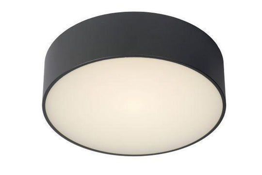 Roxane round taklampe 25 cm IP54 10 watt 2700 Kelvin - Antrasitt-Taklamper-Lucide-Antrasitt-LC27815/10/29-Lightup.no