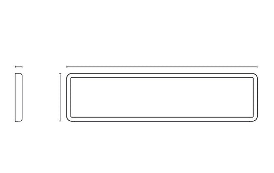 Sense Surface 1600 takarmatur 41W 3000K IP20 IK10 Dimbar - Hvit-Taklamper-Sg Armaturen As-Hvit-3309278-Lightup.no