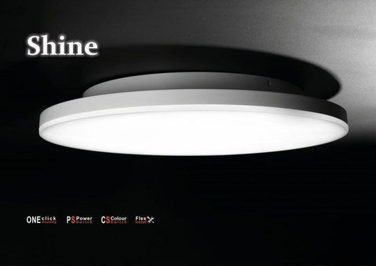 Shine 300 taklampe CS/PS 10/18/24W 2700/3000K Dimbar - Hvit-Taklamper-NorDesign-Hvit-513000124-Lightup.no