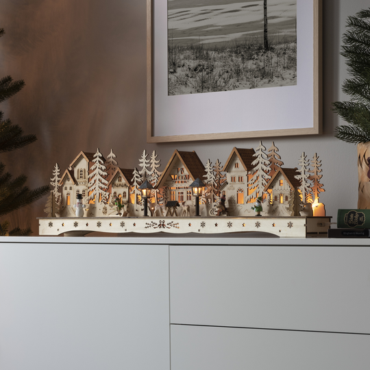 Siluett motiv 78 cm 18 LED-Julebelysning dekor og pynt-Konstsmide-Tre-3250-100-Lightup.no