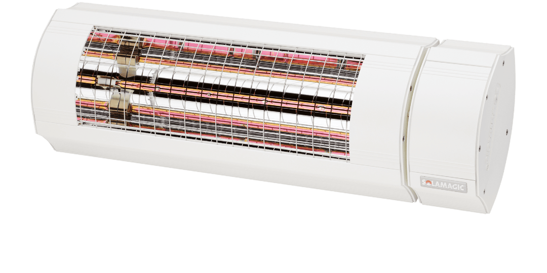 Solamagic Eco+ Pro terrassevarmer 2000W ARC m/Fjernkontroll - Hvit-Terrassevarmer-Solamagic-Hvit-7921480-Lightup.no