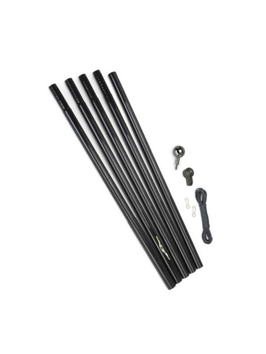 Stang til Fairybell flaggbelysning 8 meter-Julebelysning juletrelys ute-Fairybell-Svart-FA-P-03-Lightup.no