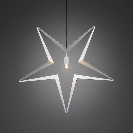 Stor adventstjerne i metall 80cm - hvit-Julebelysning adventstjerne-Konstsmide-Hvit-2578-217-Lightup.no