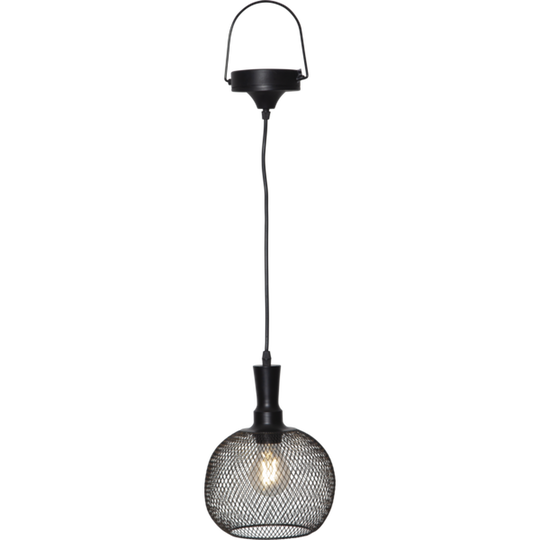 Sunlight solcelle pendel small utendørs m/sensor - Svart-Utebelysning Hagebelysning-Star Trading-Svart-481-70-Lightup.no