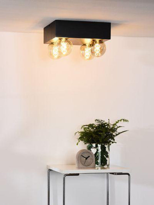 Surtus taklampe - Svart-Taklamper-Lucide-Svart-lc30174/04/30-Lightup.no