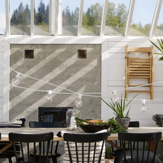 System Expo lysslynge 10 lys E27 - Hvit-Julebelysning expo-Star Trading-Hvit-418-20-Lightup.no