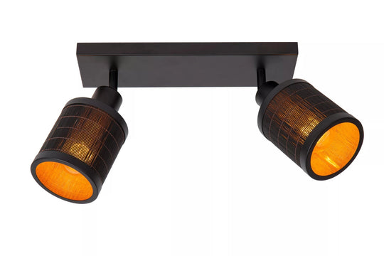 Tagalog takspot 2-lys - Svart-Taklamper-Lucide-Svart-LC21929/02/30-Lightup.no