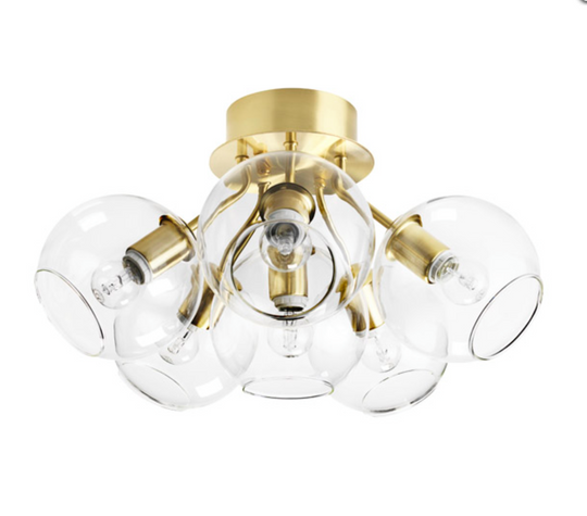 Tage 50 Plafond, messing-Taklamper-CO Bankeryd-Messing-Phc__910568-Lightup.no