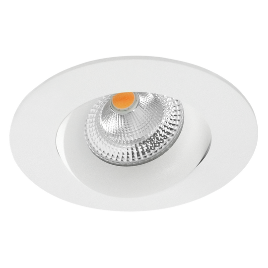 Tigrus 360° Rotatable lavtbyggende downlight 8W 1800-3000K Dim2Warm IP44 - Hvit-Downlight lavtbyggende-Norlux-Hvit-25927-D2W-36-3-Lightup.no