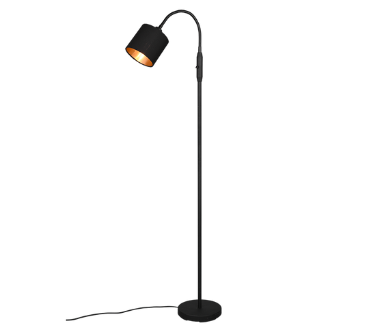 Tommy gulvlampe 130 cm - Svart-Gulvlamper-Reality-Svart-Trl__R46331079-Lightup.no