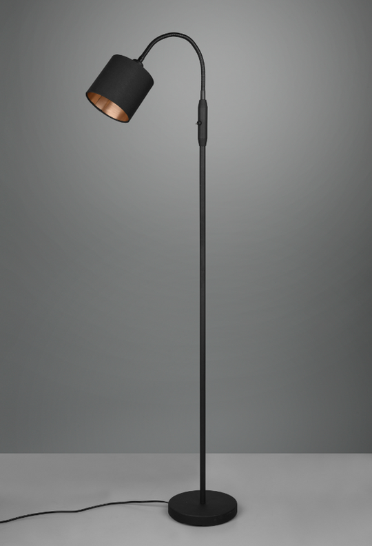 Tommy gulvlampe 130 cm - Svart-Gulvlamper-Reality-Svart-Trl__R46331079-Lightup.no