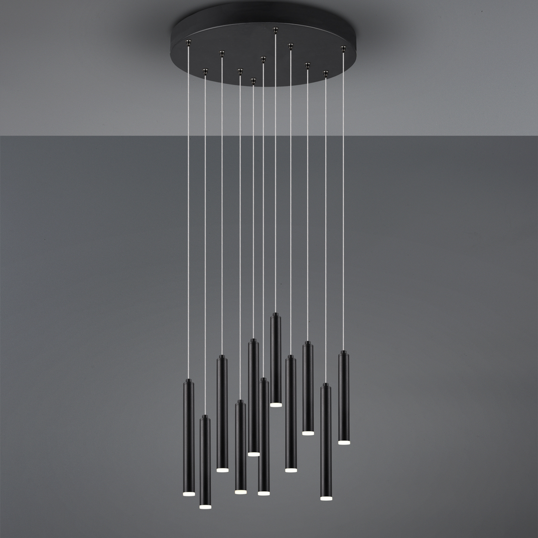 Tubular takpendel Rondell - Svart-Takpendler-Trio Lighting-Svart-Trl__321691132-Lightup.no