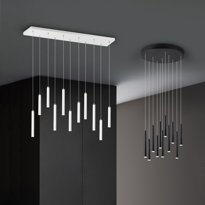 Tubular takpendel Rondell - Svart-Takpendler-Trio Lighting-Svart-Trl__321691132-Lightup.no