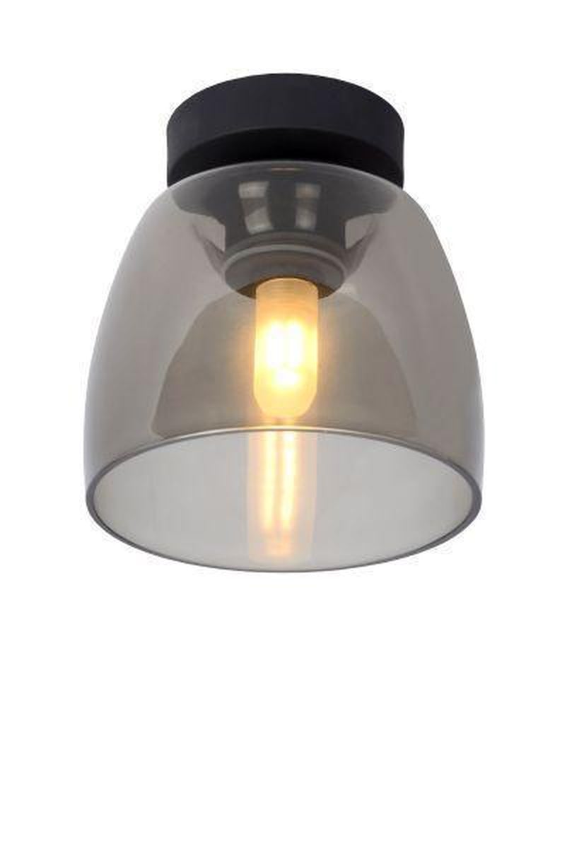 Tyler taklampe IP44-Taklamper-Lucide-Svart / Røyk-LC30164/01/30-Lightup.no